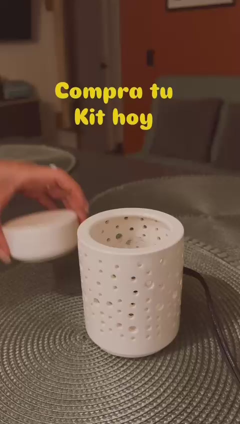 Kit Wax Melts cera de soya fragancias naturales